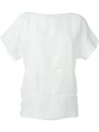 Mih Jeans Ladder Embroidery Top
