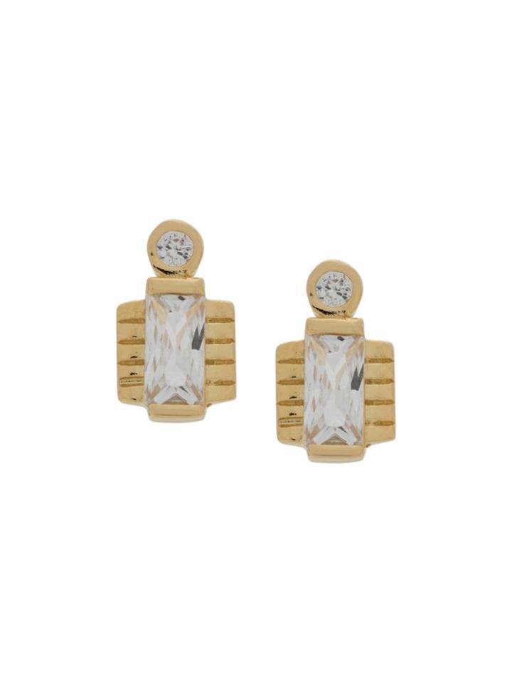 V By Laura Vann Jolie Studded Earrings - Gold