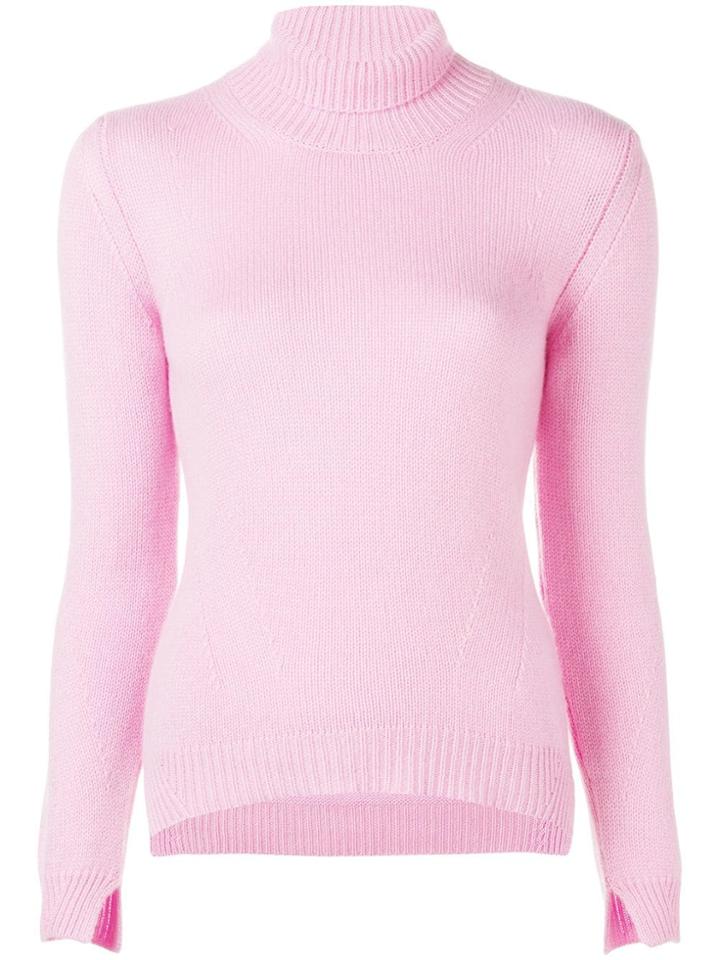Ermanno Scervino Ribbed Turtleneck Sweater - Pink