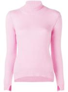 Ermanno Scervino Ribbed Turtleneck Sweater - Pink
