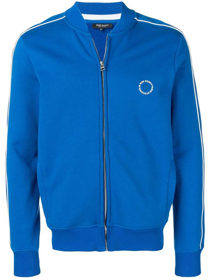 Ron Dorff Zipped Track Jacket - Blue