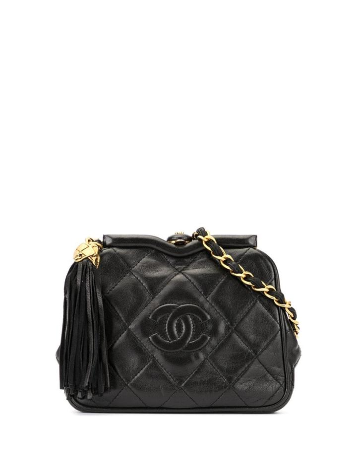 Chanel Pre-owned Fringed Belt Bag - Black