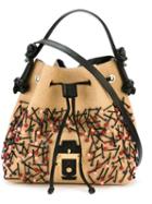 Paula Cademartori Beaded Drawstring Bag