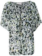 See By Chloé Ruffled Floral-print Blouse - Multicolour