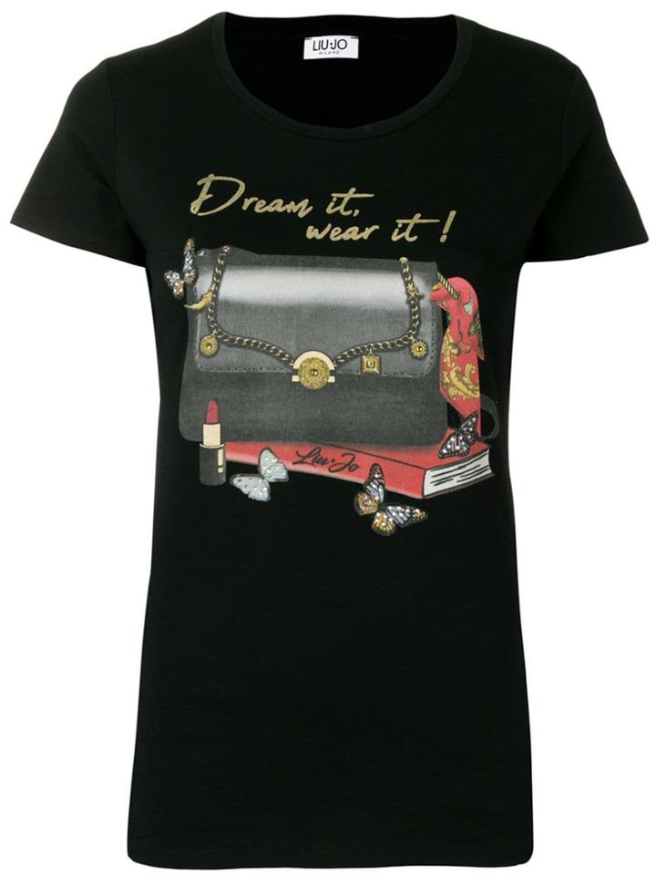 Liu Jo Glamorous Urban 90 Style T-shirt - Black