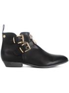 Love Moschino Buckled Ankle Boots