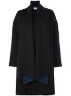 Cacharel Scarf Detail Coat, Women's, Size: 38, Black, Cashmere/wool