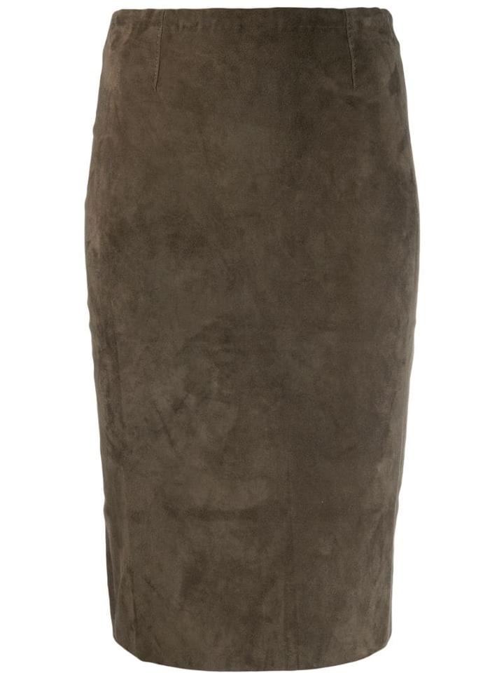 Stouls Gilda Pencil Skirt - Green