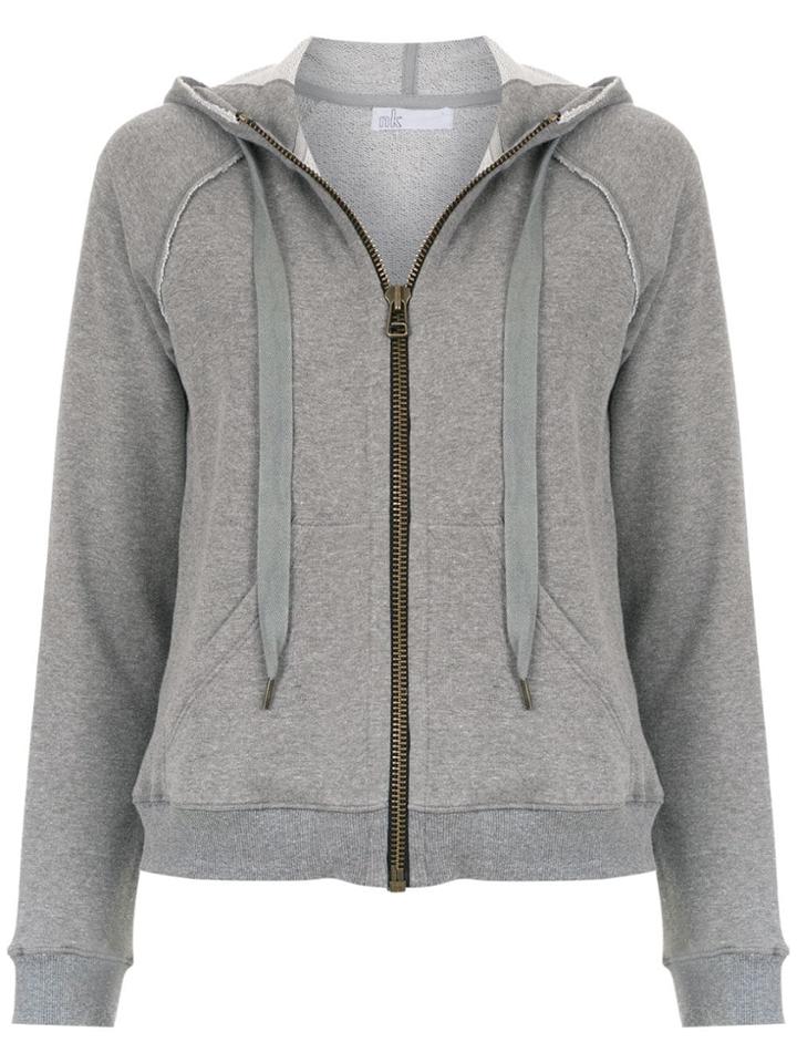 Nk Zipped Hoodie - Grey