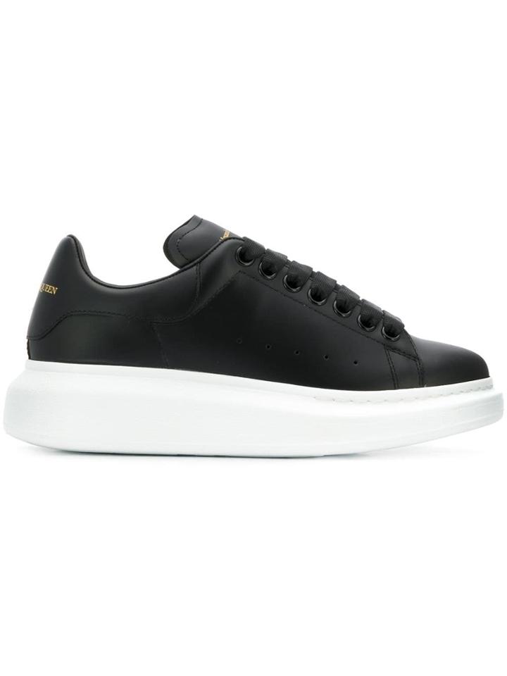 Alexander Mcqueen Oversized Flatform Sneakers - Black