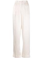 Forte Forte High-waisted Trousers - Neutrals
