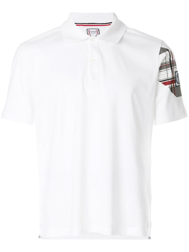 Moncler Gamme Bleu Casual Button Polo Shirt - White
