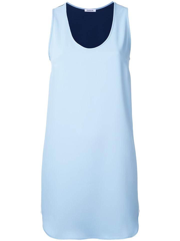 P.a.r.o.s.h. Contrast Shirt Dress, Women's, Size: Xs, Blue, Polyester