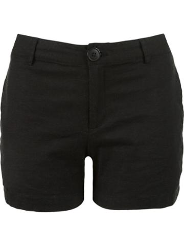 Uma Raquel Davidowicz Boto Shorts, Women's, Size: 40, Black, Linen/flax/spandex/elastane/viscose