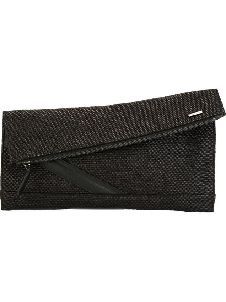 Zanellato Zipped Clutch, Women's, Black