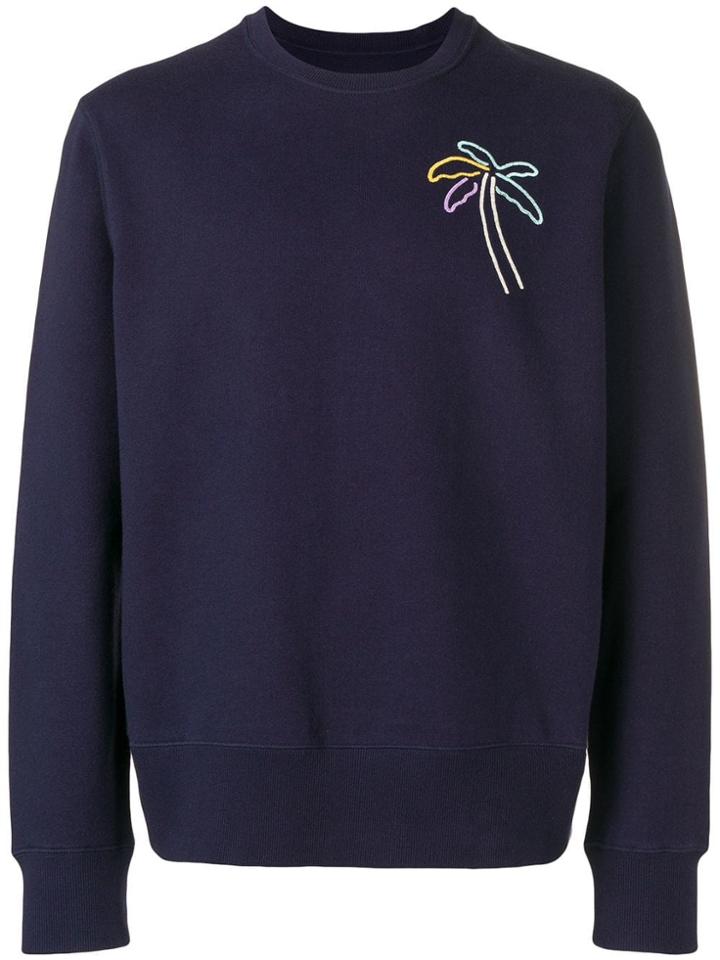 Universal Works Neon Loopback Sweatshirt - Blue