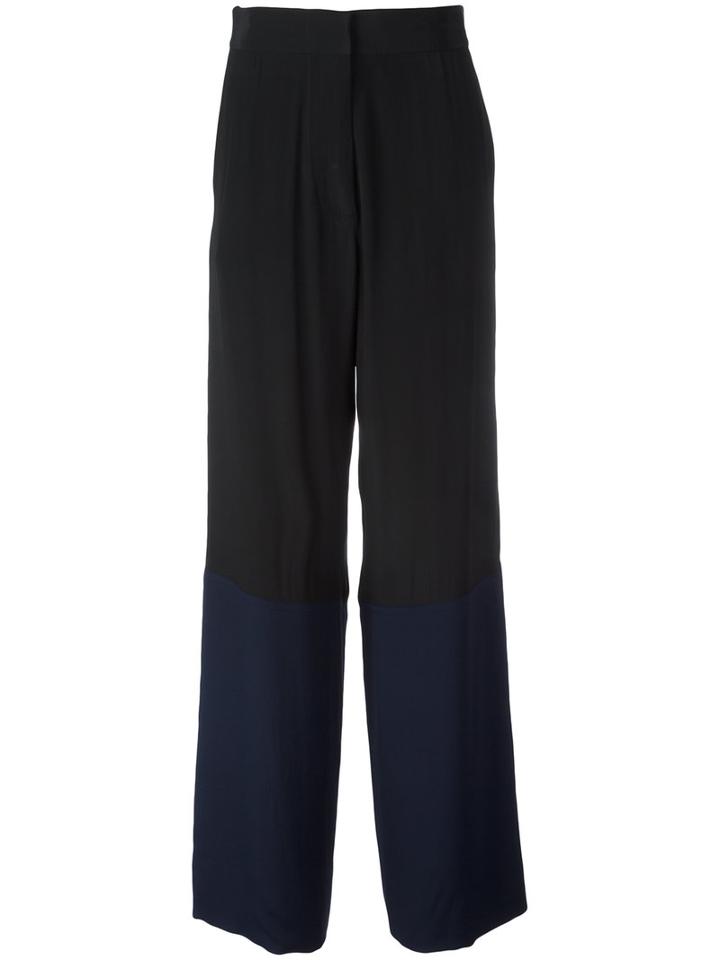 Marni Wide-leg Trousers, Women's, Size: 40, Black, Silk/acetate
