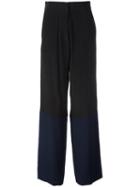 Marni Wide-leg Trousers, Women's, Size: 40, Black, Silk/acetate