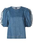 Ulla Johnson Tessie Denim Top - Blue