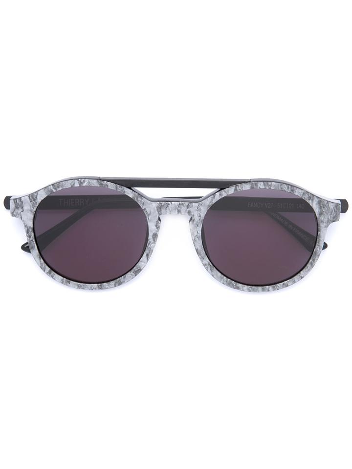 Thierry Lasry Round Frame Sunglasses, Women's, Grey, Glass/acetate