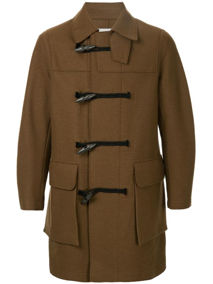 Tomorrowland Toggle Fastening Coat - Brown