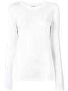 Courrèges Longsleeved T-shirt, Women's, Size: 3, White, Cotton