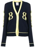 Barrie Cashmere Two-tone Cardigan - Blue