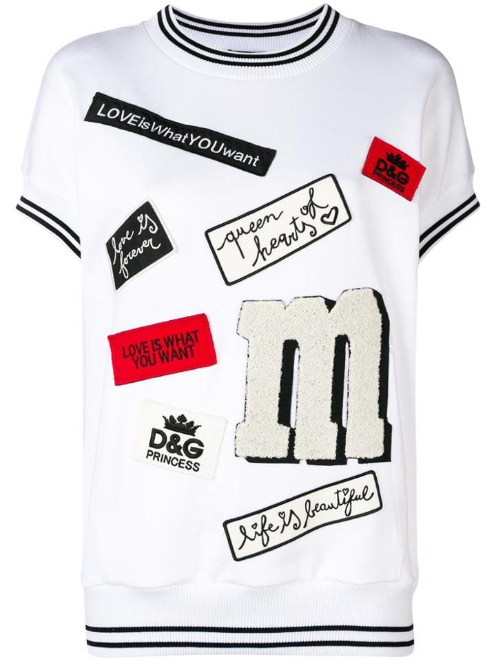 Dolce & Gabbana Love Is What You Want Sweatshirt - White