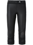 Adidas By Stella Mccartney Three-quarter Length Mesh Leggings, Women's, Size: Medium, Black