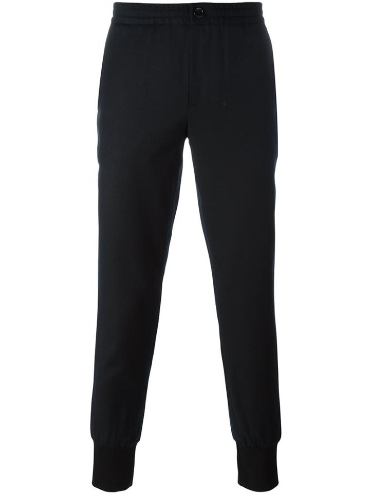 Ps By Paul Smith Slim-fit Track Pants, Men's, Size: 32, Black, Wool