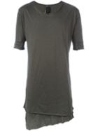 Thom Krom Long Layered T-shirt, Men's, Size: Xl, Green, Cotton