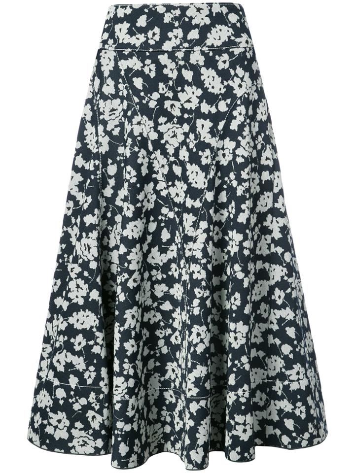 Derek Lam Flare Skirt - Blue