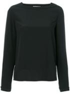 3.1 Phillip Lim - Long-sleeve Blouse - Women - Silk - 4, Black, Silk
