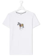 Paul Smith Junior Zebra Print T-shirt - White