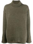 Plan C Turtleneck Jumper - Green