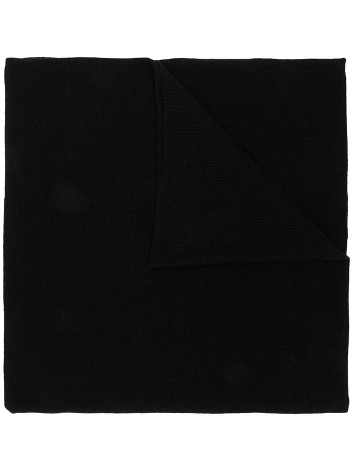 Zanone Cashmere Scarf - Black