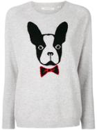 Chinti & Parker French Bulldog Jumper - Grey