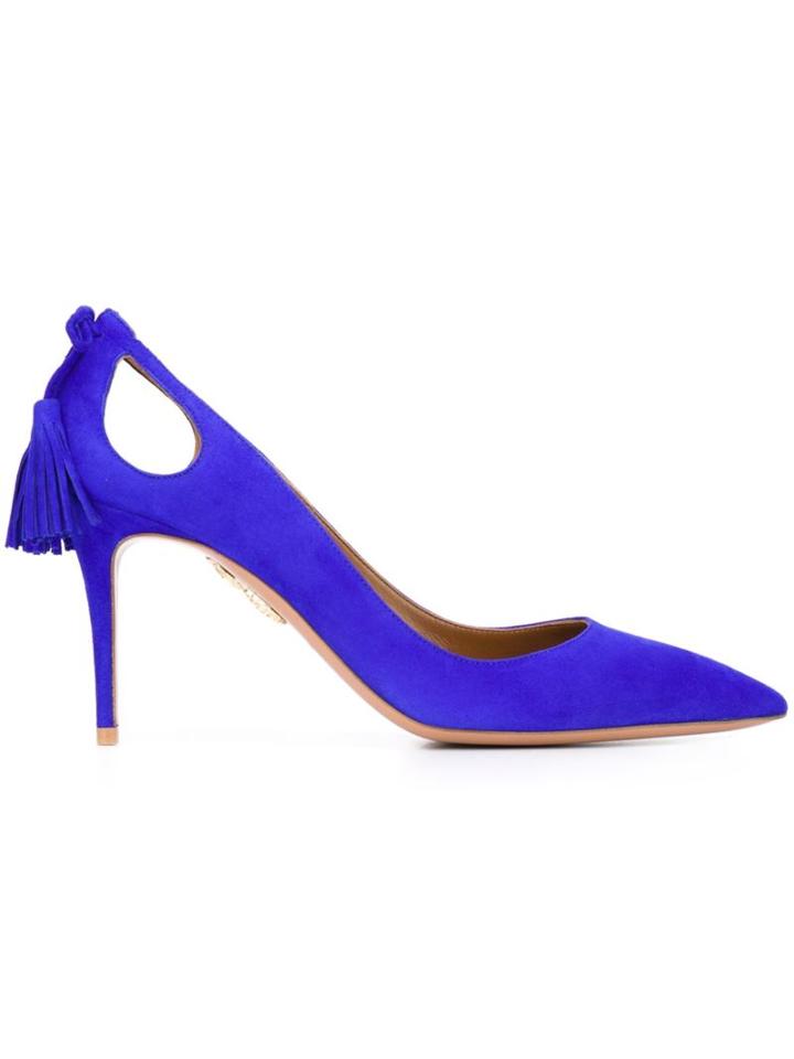Aquazzura Cut-out Pointed Pumps