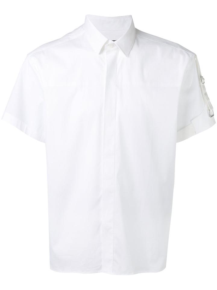 Les Hommes Shortsleeved Shirt, Men's, Size: 52, White, Cotton/spandex/elastane