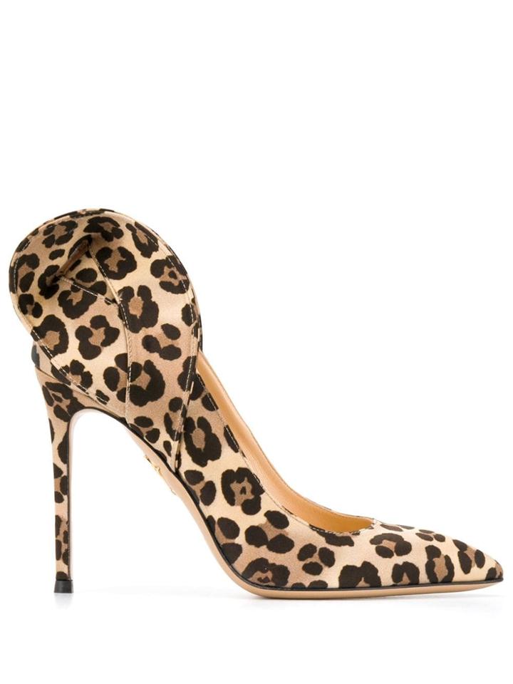 Charlotte Olympia Blake Leopard Pumps - Brown
