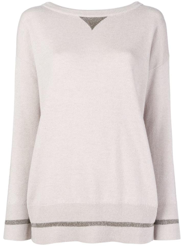 Lorena Antoniazzi Knitted Sweater - Nude & Neutrals