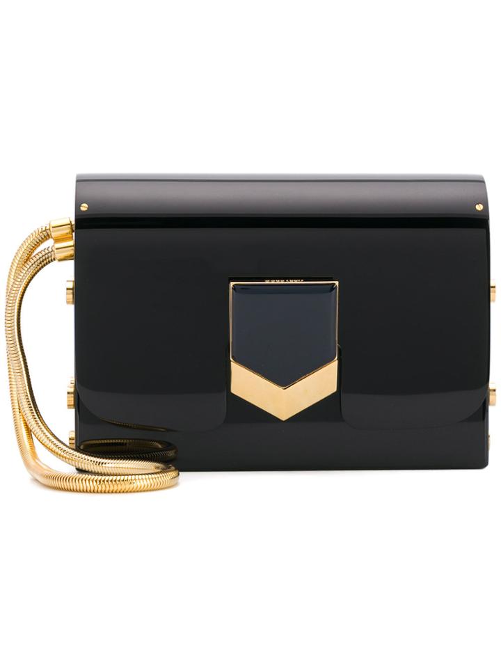 Jimmy Choo Lockett Minaudiere Shoulder Bag - Black