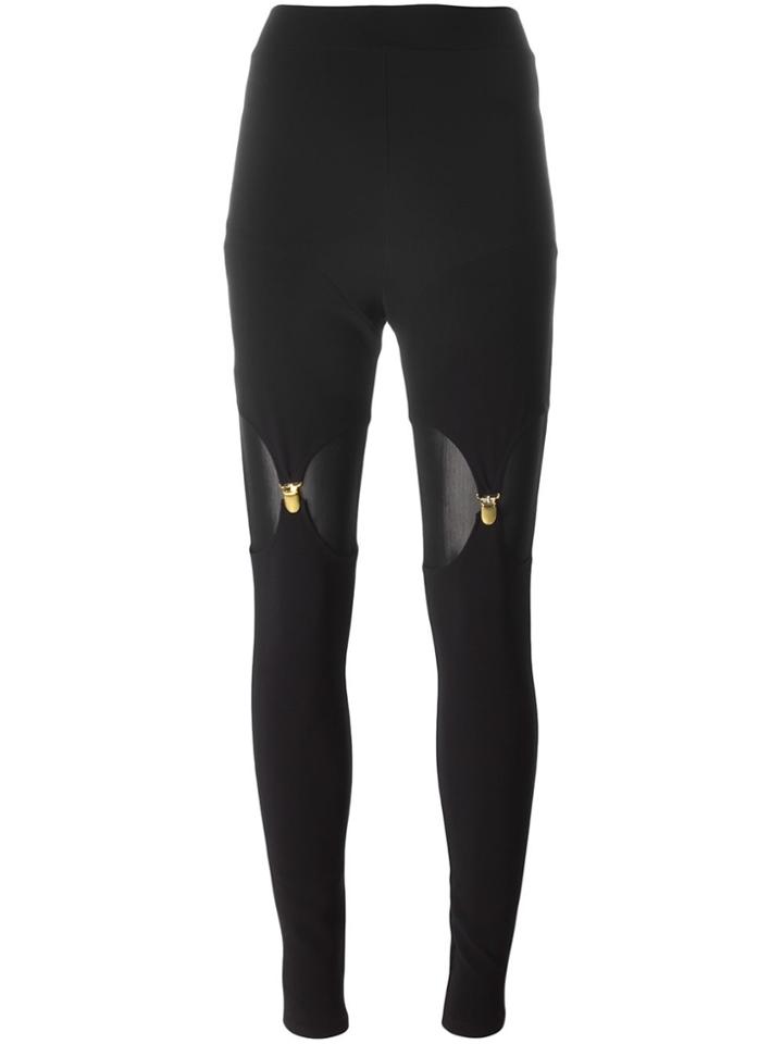 Murmur 'suspender' Leggings - Black