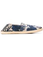 Tommy Hilfiger Tropical Leaf Print Espadrilles - Neutrals
