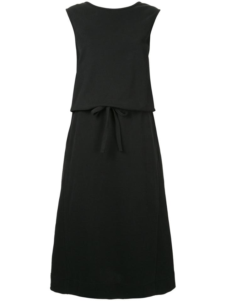 Lemaire Drawstring Midi Dress - Black