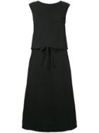 Lemaire Drawstring Midi Dress - Black