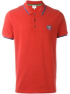 Kenzo 'mini Tiger' Polo Shirt, Men's, Size: Small, Red, Cotton