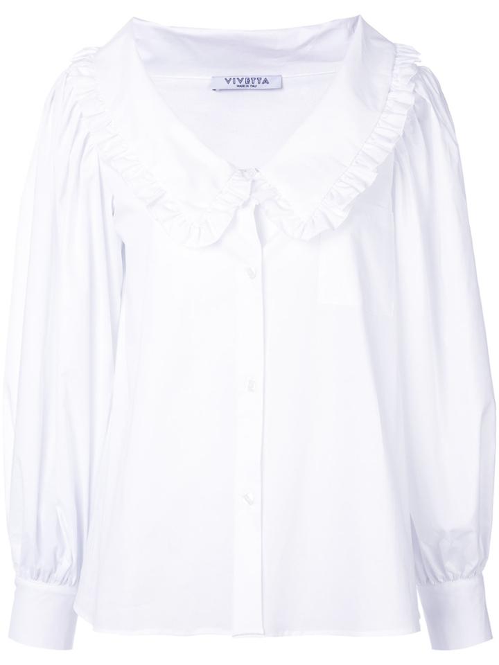 Vivetta Collar Shift Blouse - White