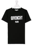 Givenchy Kids Teen Logo Print T-shirt - Black