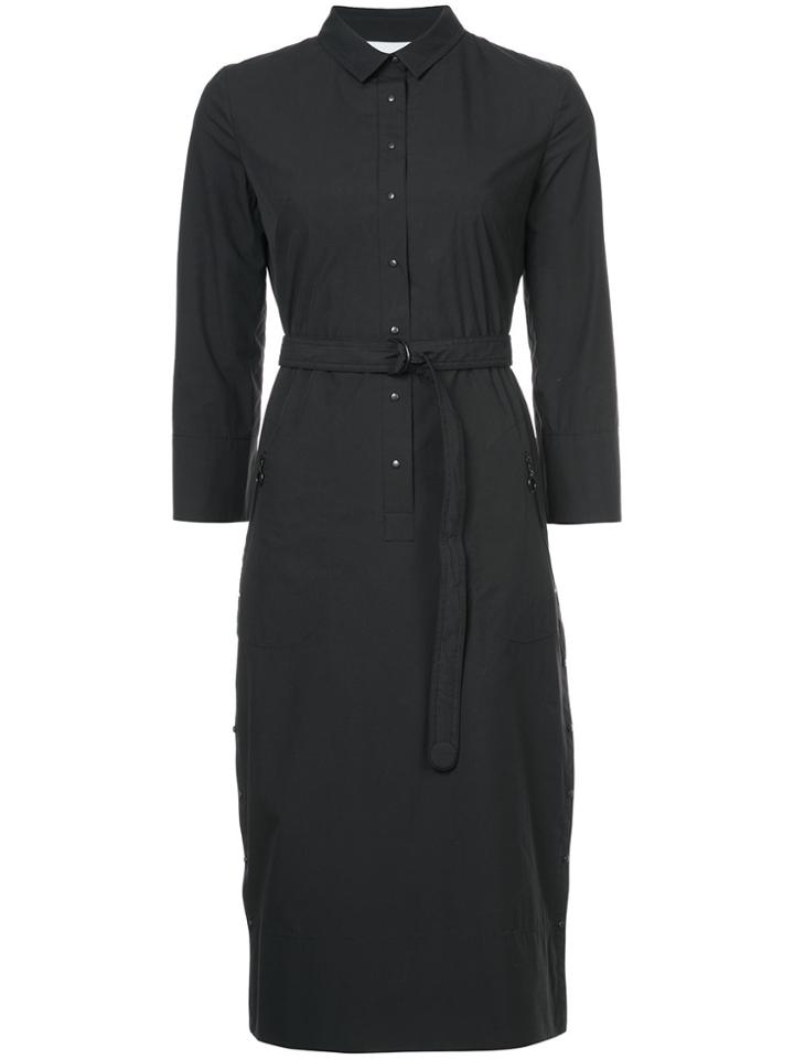 Akris Punto Midi Shirt Dress - Black
